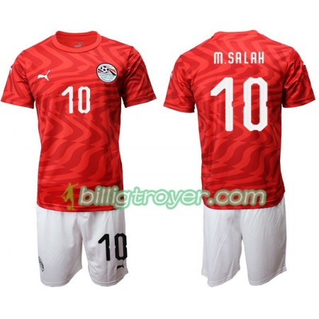 Billige Fotballdrakter Egypt M.Salah 10 Barn Hjemmedraktsett 2019 Kortermet